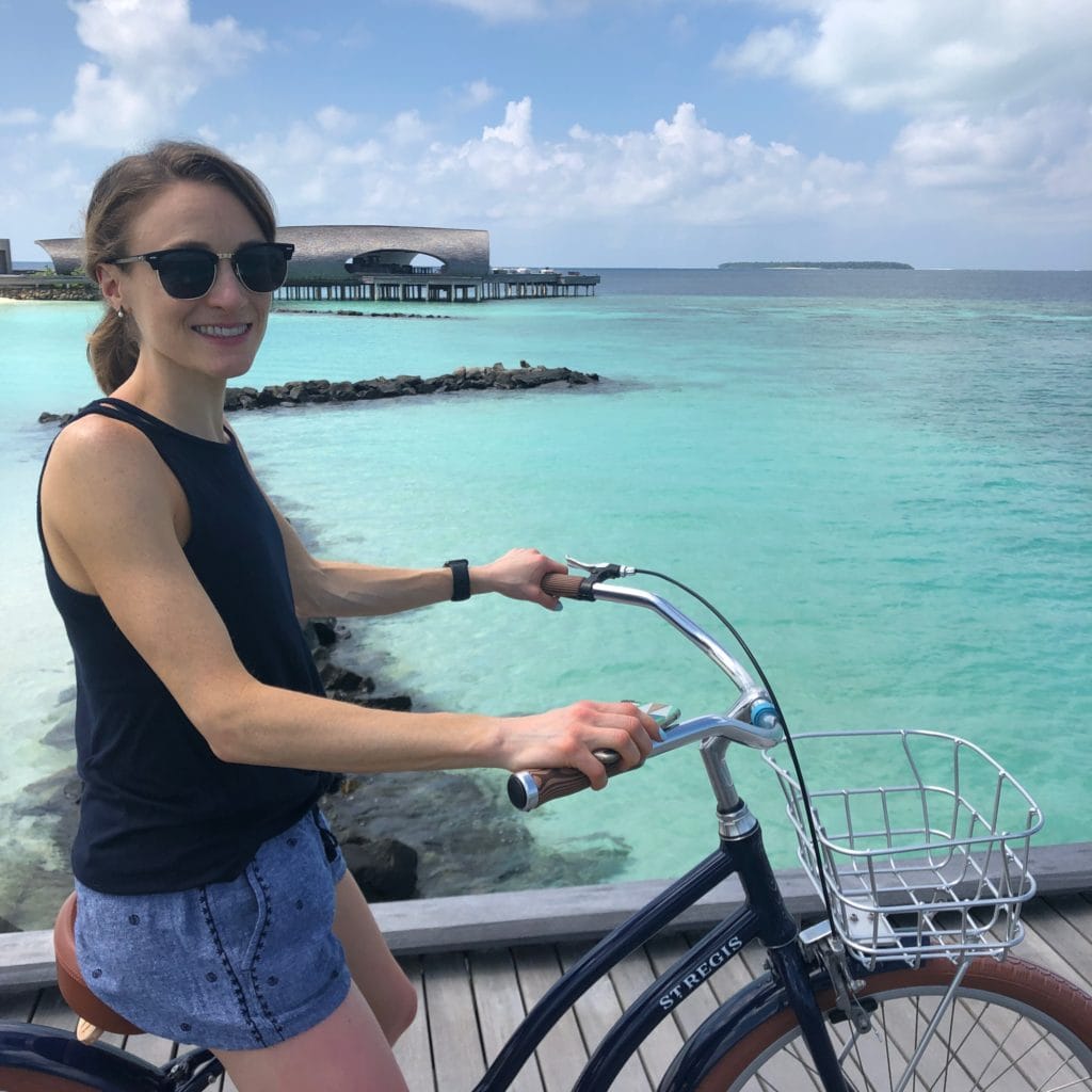 biking st regis maldives