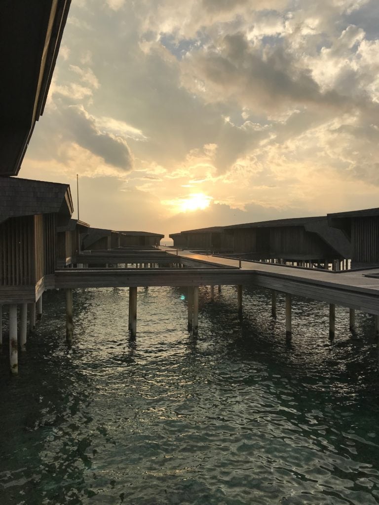 st. regis maldives sunrise 