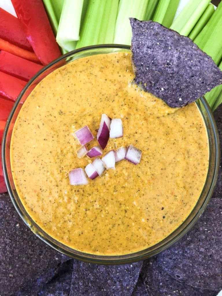plant based queso dip 