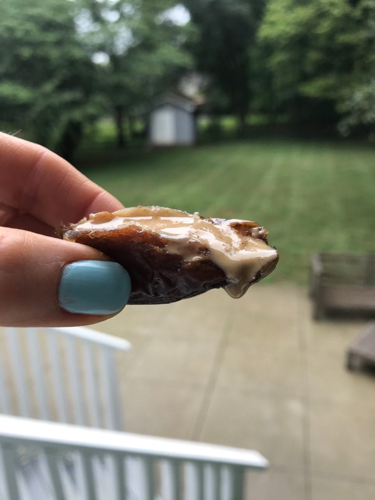 dates with tahini and sea salt