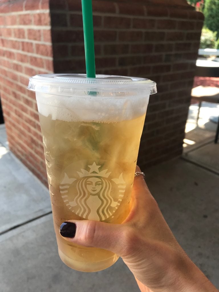 starbucks unsweetened iced white tea
