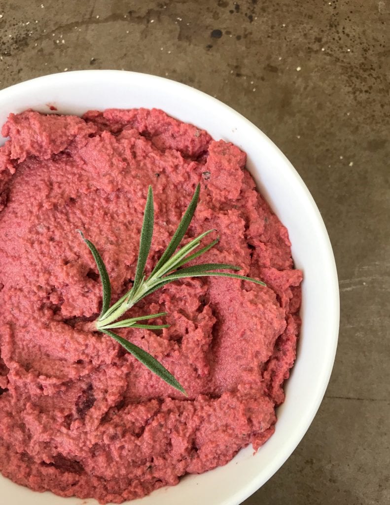 beet cauliflower hummus recipe